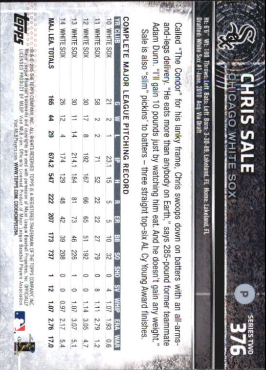 A4813- 2015 Topps Mini BB Card #s 252-501 +Rookies -You Pick- 15+ FREE US SHIP - Picture 237 of 471