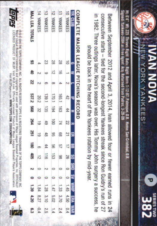 A4813- 2015 Topps Mini BB Card #s 252-501 +Rookies -You Pick- 15+ FREE US SHIP - Picture 249 of 471