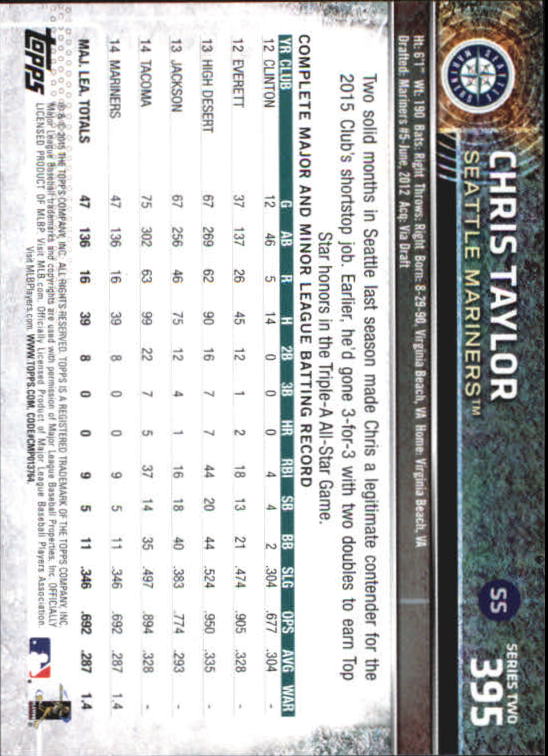 A4813- 2015 Topps Mini BB Card #s 252-501 +Rookies -You Pick- 15+ FREE US SHIP - Picture 271 of 471