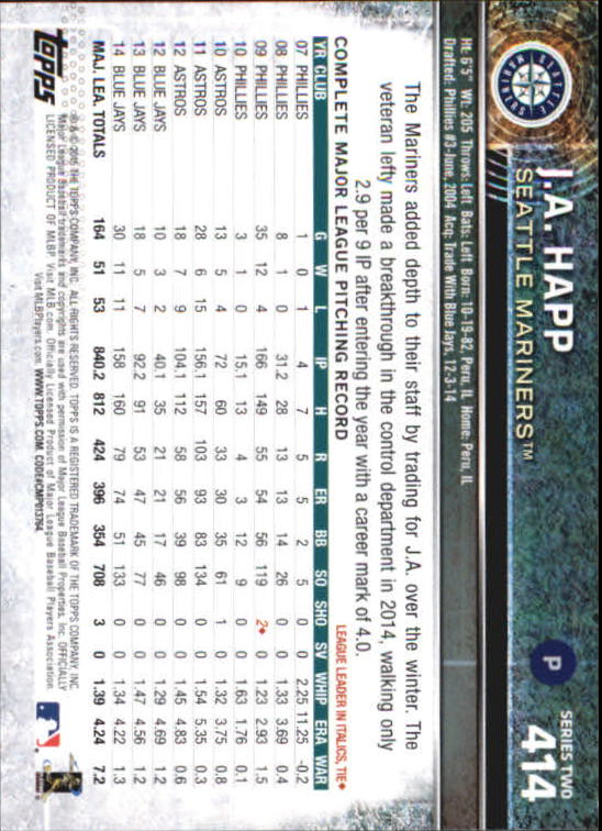A4813- 2015 Topps Mini BB Card #s 252-501 +Rookies -You Pick- 15+ FREE US SHIP - Picture 305 of 471