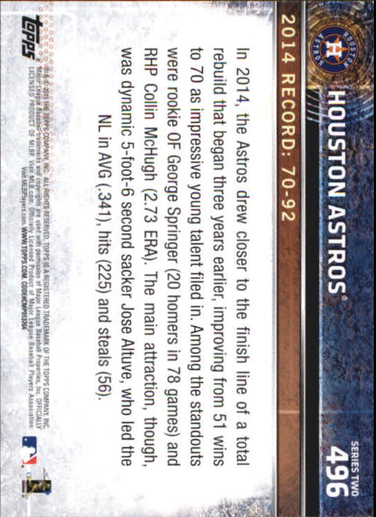 A4813- 2015 Topps Mini BB Card #s 252-501 +Rookies -You Pick- 15+ FREE US SHIP - Picture 465 of 471