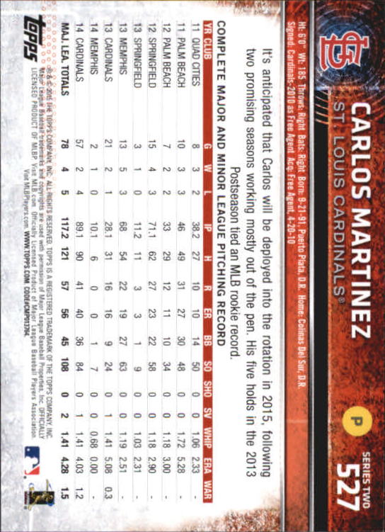 A4813- 2015 Topps Mini BB Card #s 502-701 +Rookies -You Pick- 15+ FREE US SHIP - Picture 49 of 379