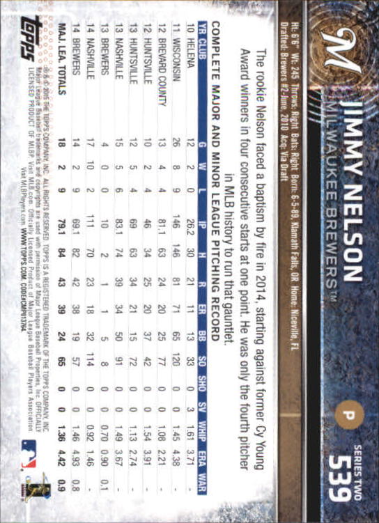 A4813- 2015 Topps Mini BB Card #s 502-701 +Rookies -You Pick- 15+ FREE US SHIP - Picture 73 of 379