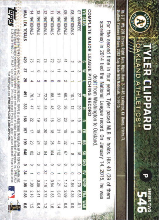 A4813- 2015 Topps Mini BB Card #s 502-701 +Rookies -You Pick- 15+ FREE US SHIP - Picture 83 of 379