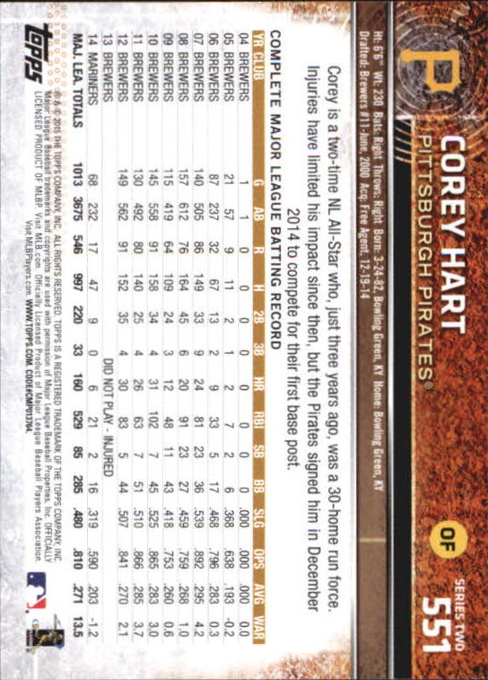 A4813- 2015 Topps Mini BB Card #s 502-701 +Rookies -You Pick- 15+ FREE US SHIP - Picture 93 of 379