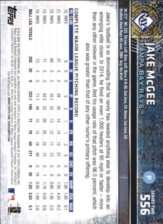 A4813- 2015 Topps Mini BB Card #s 502-701 +Rookies -You Pick- 15+ FREE US SHIP - Picture 101 of 379