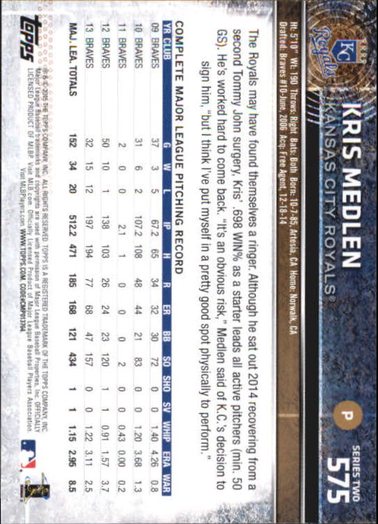 A4813- 2015 Topps Mini BB Card #s 502-701 +Rookies -You Pick- 15+ FREE US SHIP - Picture 137 of 379