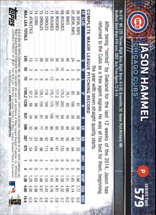 A4813- 2015 Topps Mini BB Card #s 502-701 +Rookies -You Pick- 15+ FREE US SHIP - Picture 145 of 379
