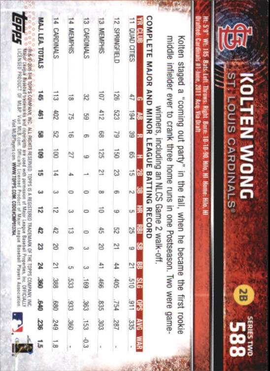 A4813- 2015 Topps Mini BB Card #s 502-701 +Rookies -You Pick- 15+ FREE US SHIP - Picture 161 of 379