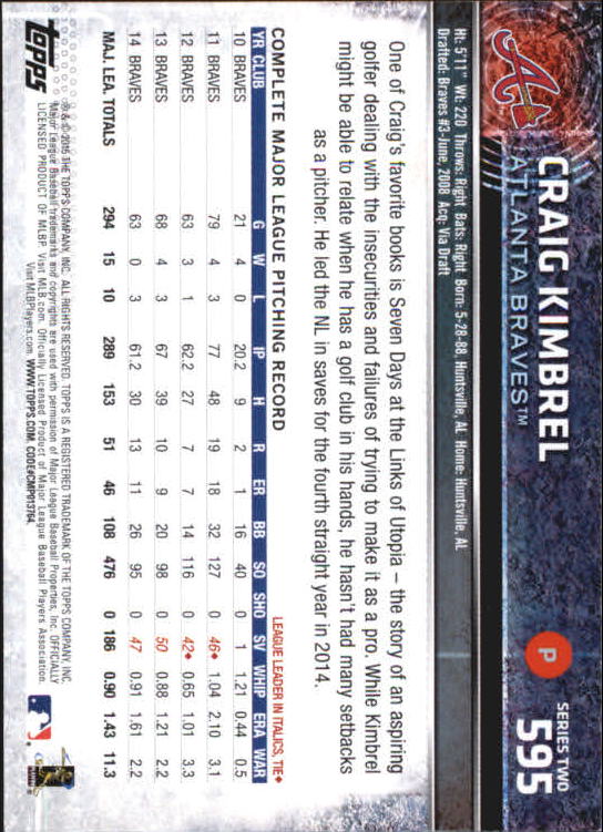 A4813- 2015 Topps Mini BB Card #s 502-701 +Rookies -You Pick- 15+ FREE US SHIP - Picture 175 of 379