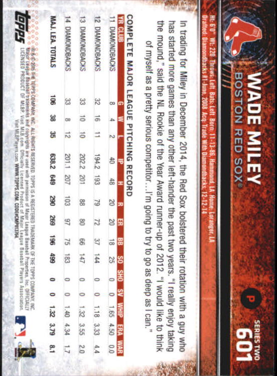 A4813- 2015 Topps Mini BB Card #s 502-701 +Rookies -You Pick- 15+ FREE US SHIP - Picture 187 of 379