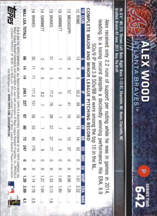 A4813- 2015 Topps Mini BB Card #s 502-701 +Rookies -You Pick- 15+ FREE US SHIP - Picture 267 of 379