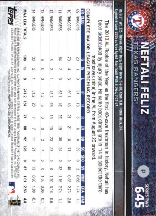 A4813- 2015 Topps Mini BB Card #s 502-701 +Rookies -You Pick- 15+ FREE US SHIP - Picture 273 of 379