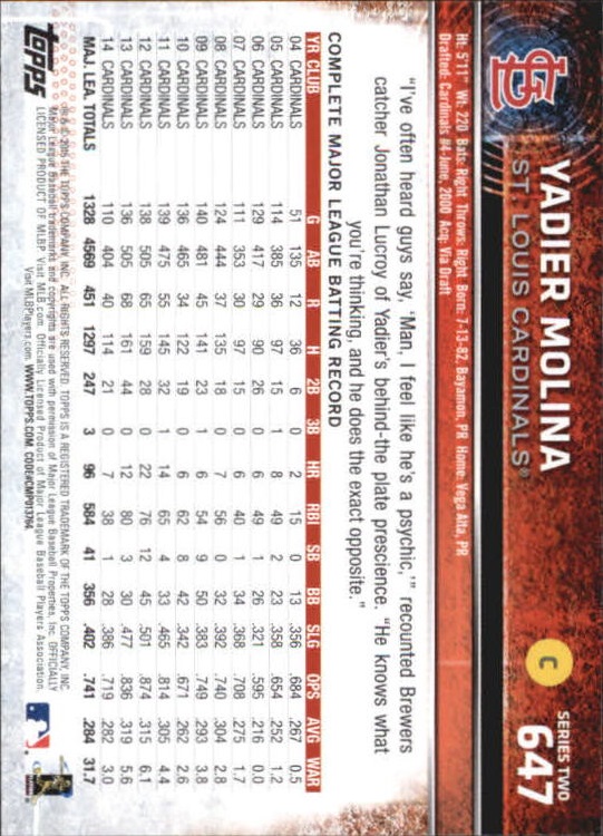 A4813- 2015 Topps Mini BB Card #s 502-701 +Rookies -You Pick- 15+ FREE US SHIP - Picture 277 of 379