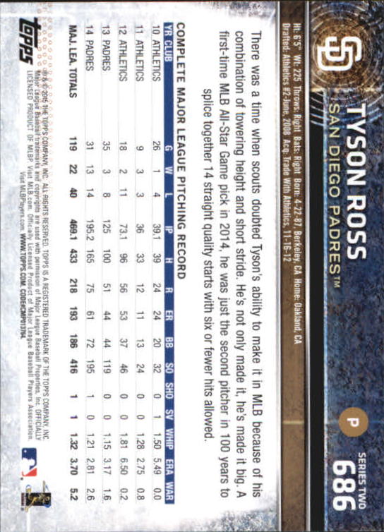 A4813- 2015 Topps Mini BB Card #s 502-701 +Rookies -You Pick- 15+ FREE US SHIP - Picture 349 of 379