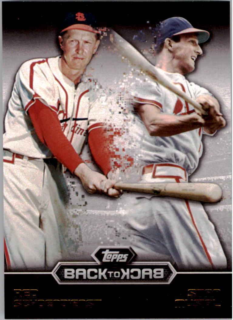 2016 Topps Back to Back #B2B9 Red Schoendienst/Stan Musial