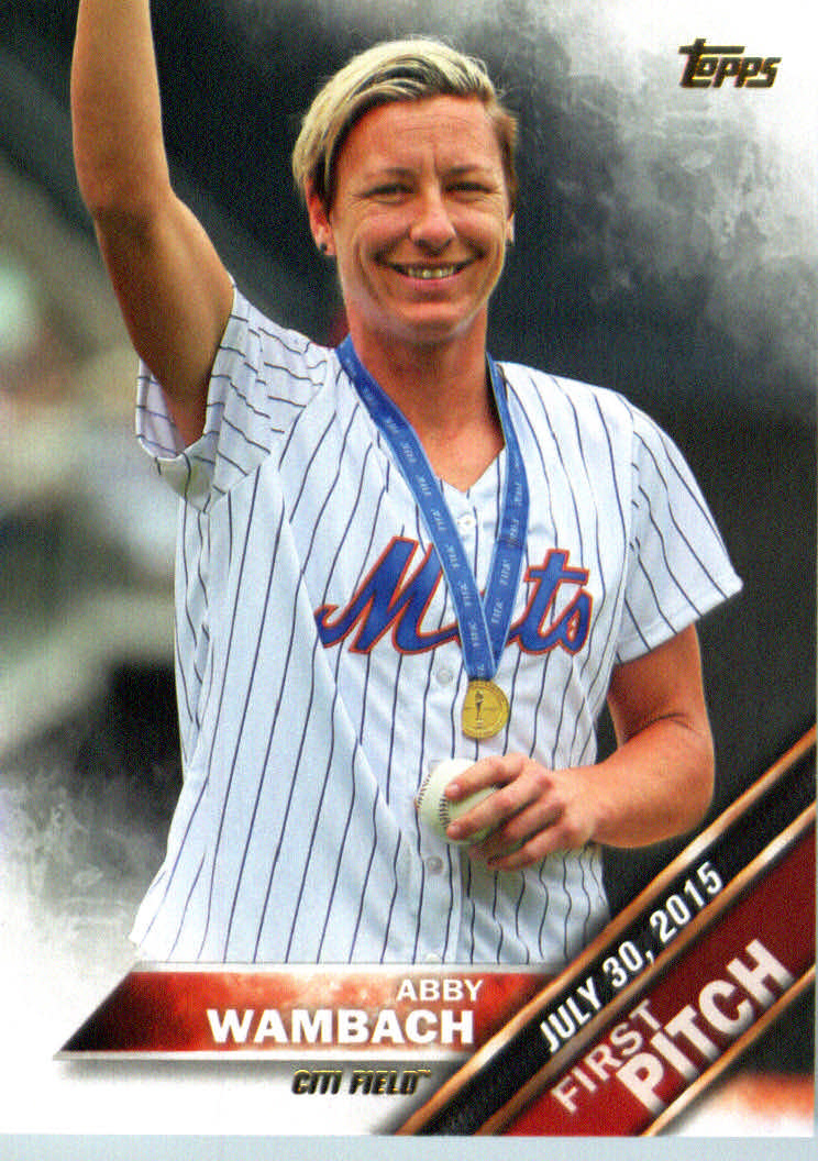 2016 Topps First Pitch #FP1 Abby Wambach