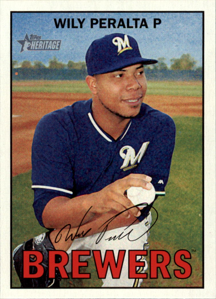 2016 Topps Heritage #13 Wily Peralta