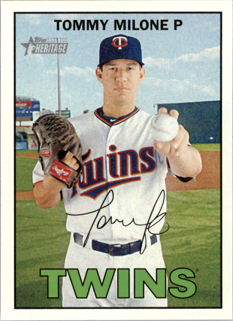2016 Topps Heritage #194 Tommy Milone