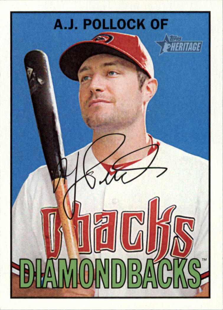 2016 Topps Heritage #466 A.J. Pollock SP