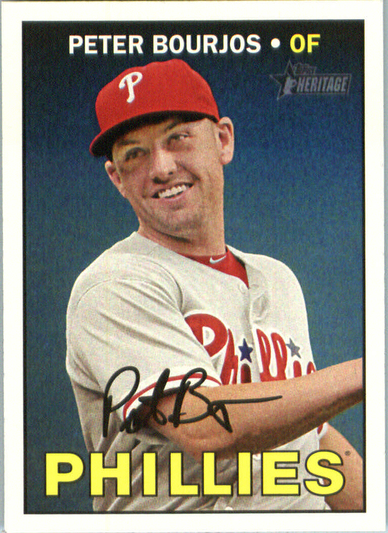 Autographed RYAN HOWARD Philadelphia Phillies 2016 Topps Heritage Card #290