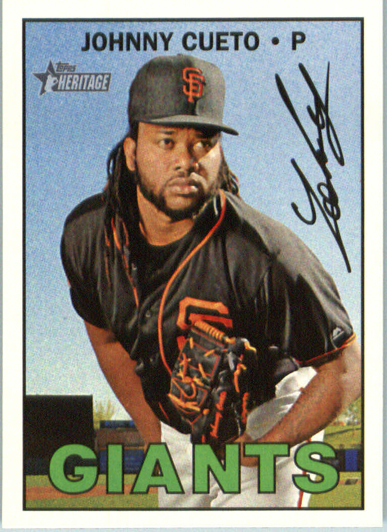 2016 Topps Heritage #588A Johnny Cueto