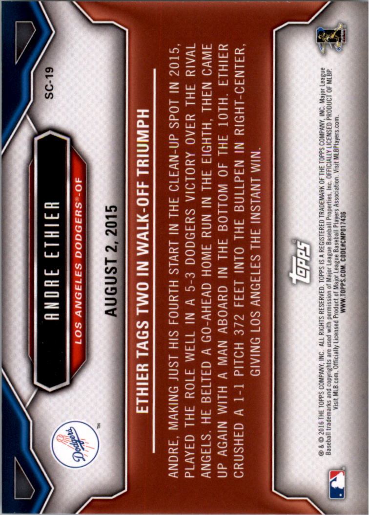 A9379- 2016 Topps Opening Day BB #s 1-200 +Inserts -You Pick- 15+ FREE US SHIP - Picture 213 of 213