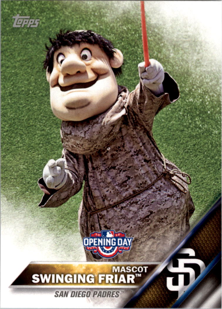 2016 Topps Opening Day Mascots #M18 Swinging Friar