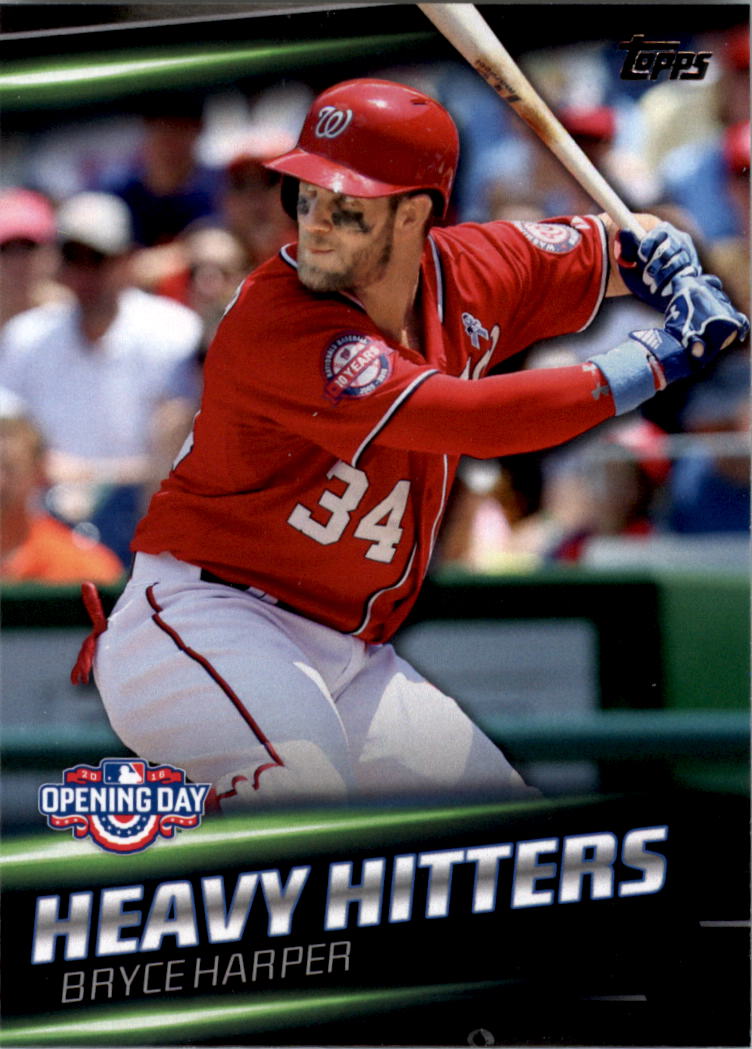 2016 Topps Opening Day Heavy Hitters #HH1 Bryce Harper