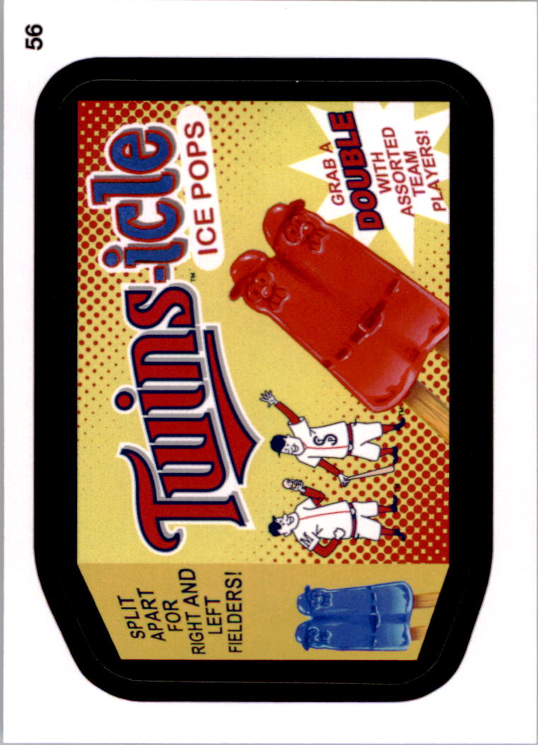2016 Wacky Packages MLB #56 Twins-icle Ice Pops