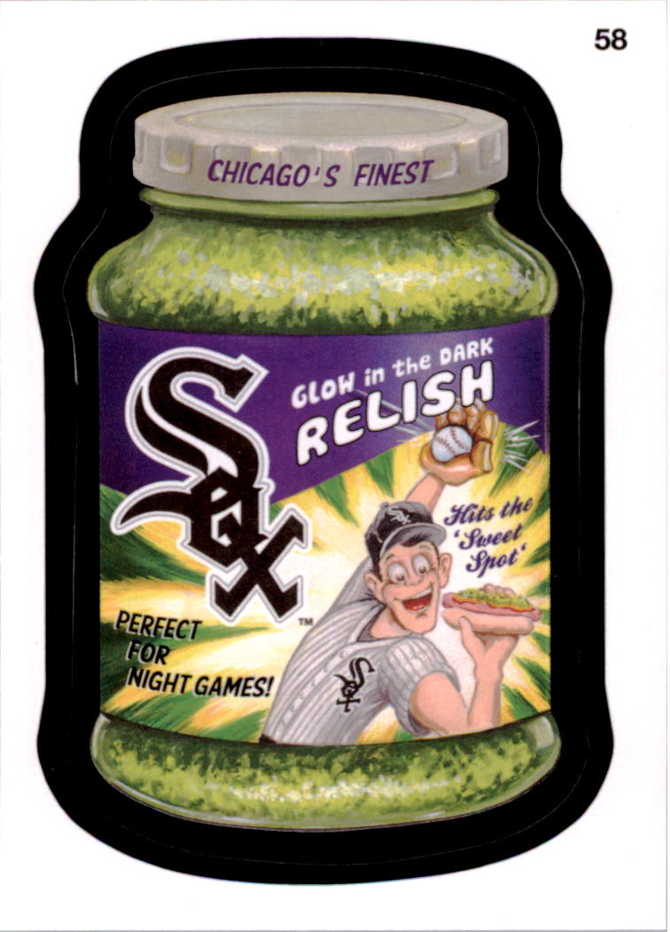 2016 Wacky Packages MLB #58 White Sox Relish