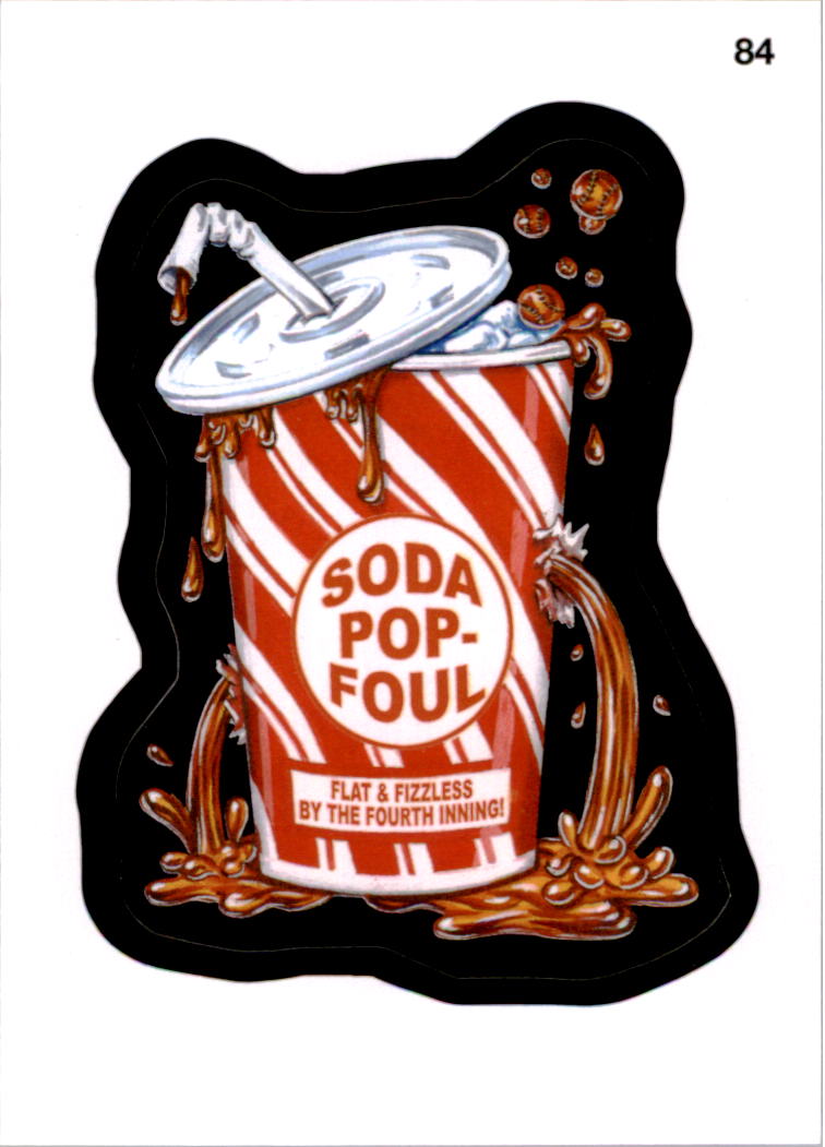 2016 Wacky Packages MLB #84 Soda Pop Foul