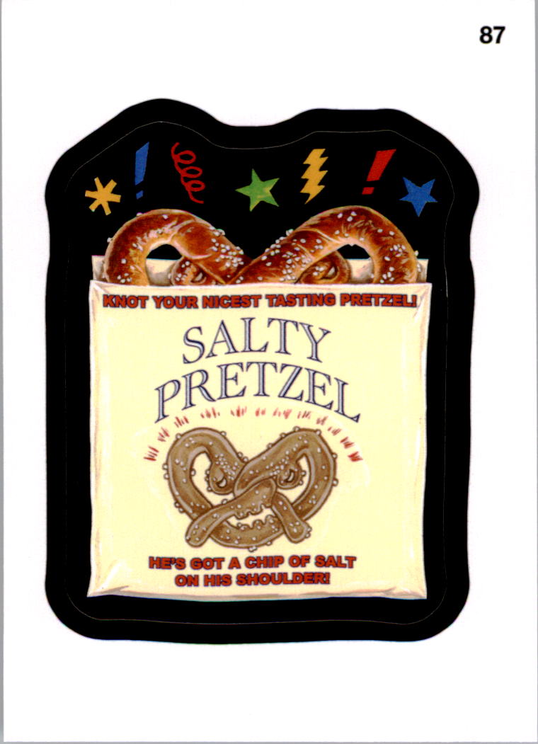 2016 Wacky Packages MLB #87 Salty Pretzel