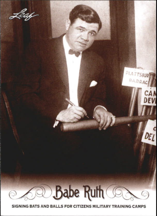 2016 Leaf Babe Ruth Collection #57 Babe Ruth