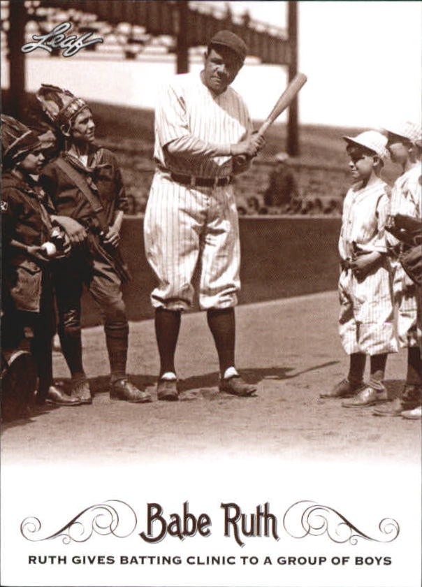 2016 Leaf Babe Ruth Collection #65 Babe Ruth