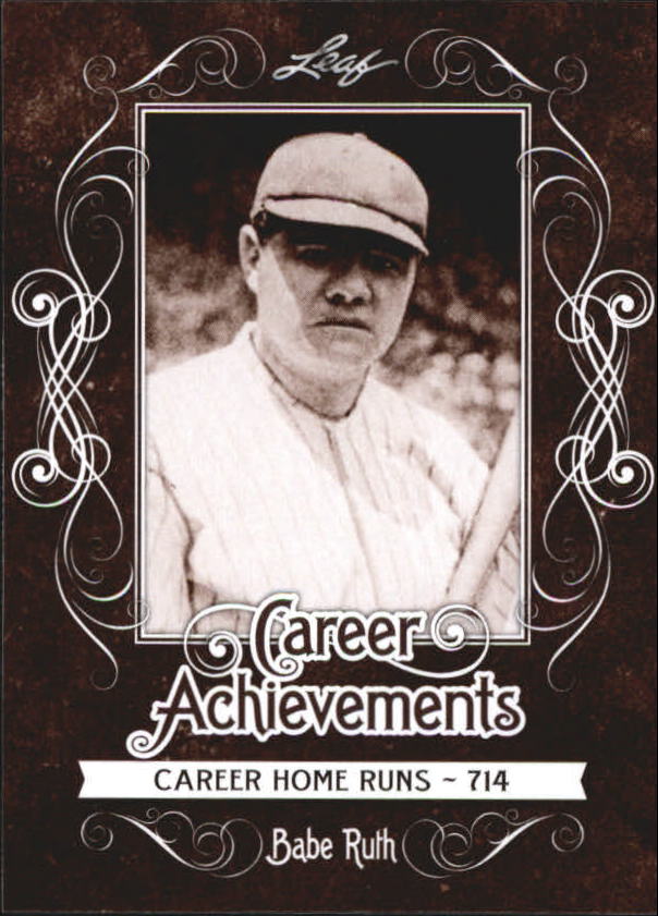 2016 Leaf Babe Ruth Collection Career Achievements #CA2 Babe Ruth