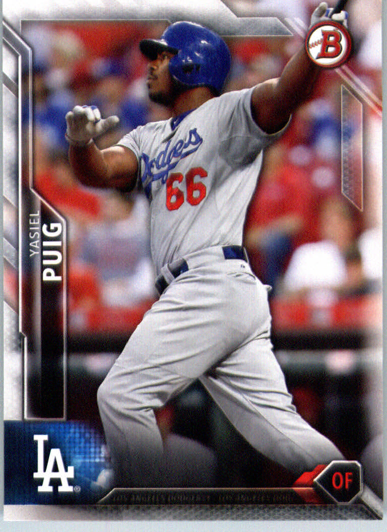 2016 Bowman #47 Yasiel Puig