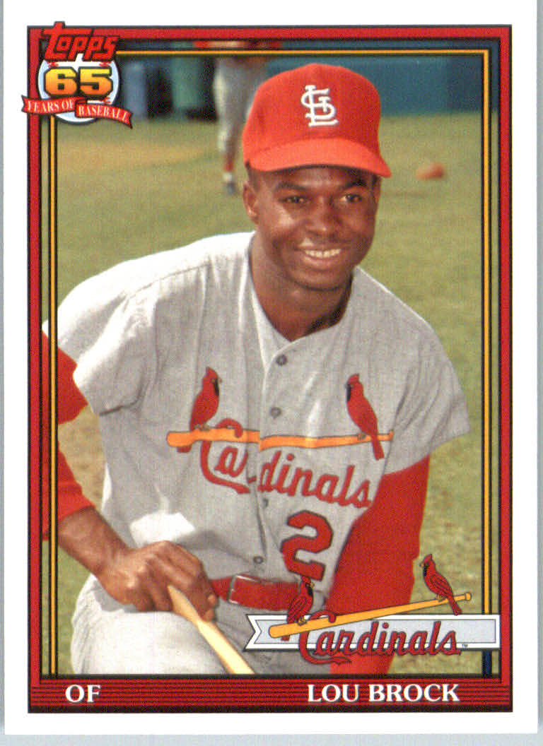 Lou Brock cards (1992-2024) Cardinals Cubs - You Choose