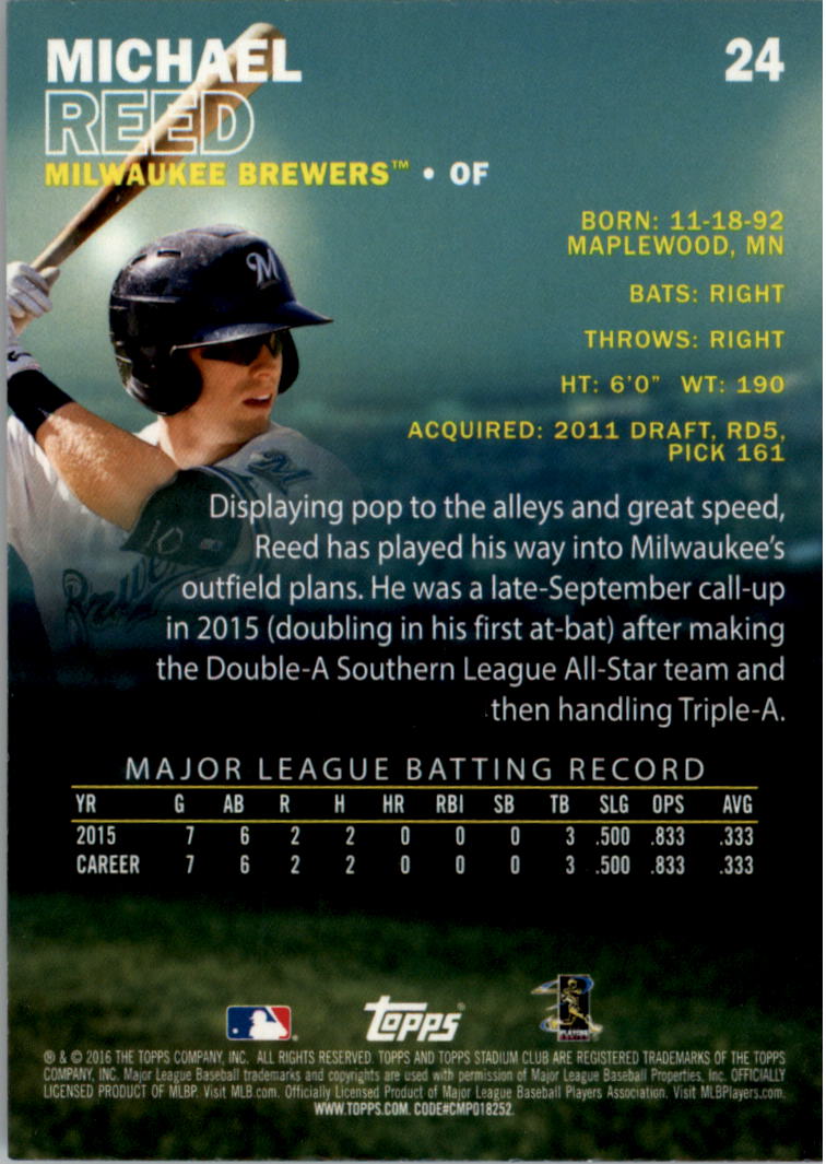 2016 Stadium Club Gold Baseball Card Pick (Inserts) - Picture 15 of 217