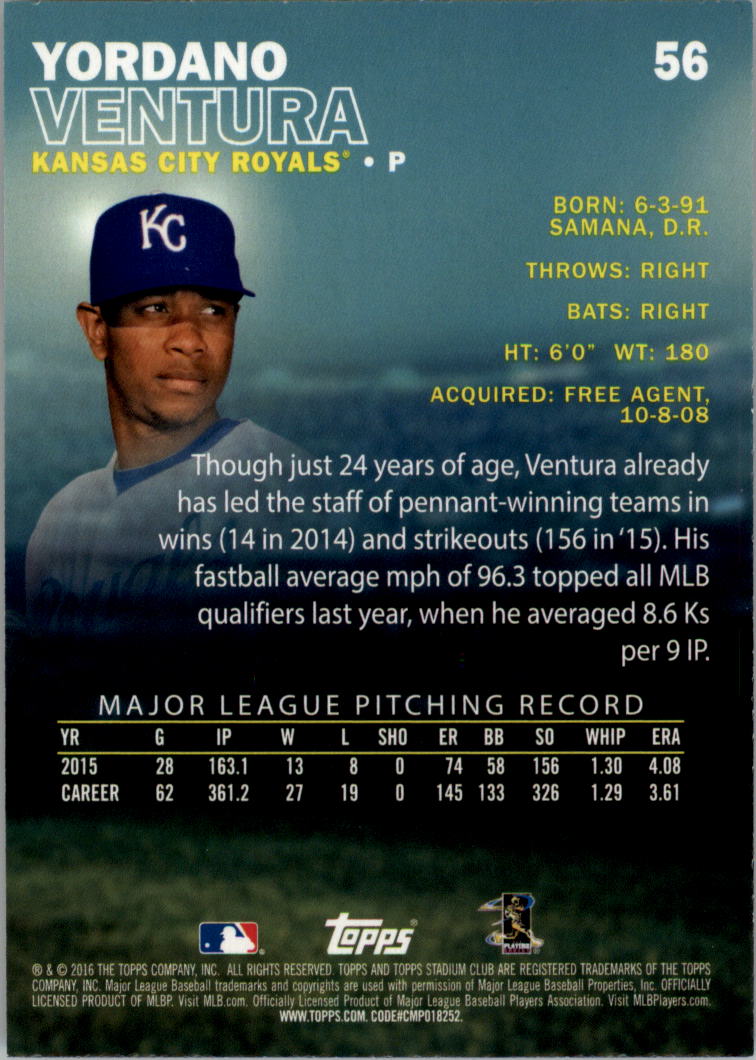 2016 Stadium Club Gold Baseball Card Pick (Inserts) - Picture 35 of 217