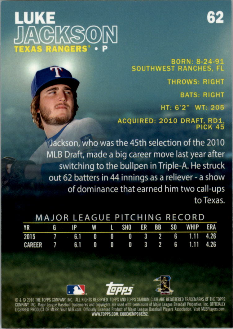 2016 Stadium Club Gold Baseball Card Pick (Inserts) - Picture 45 of 217