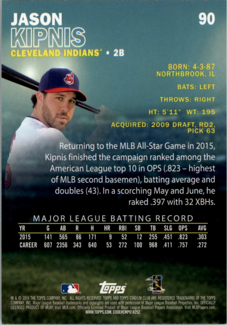 2016 Stadium Club Gold Baseball Card Pick (Inserts) - Picture 69 of 217