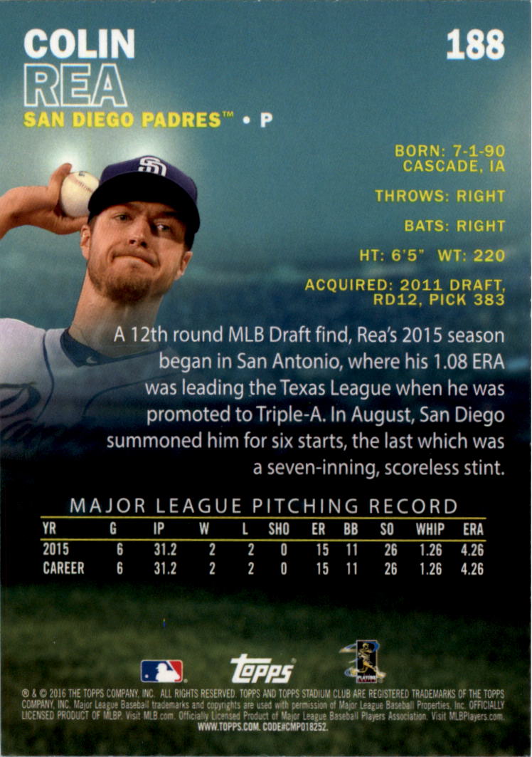 2016 Stadium Club Gold Baseball Card Pick (Inserts) - Picture 131 of 217