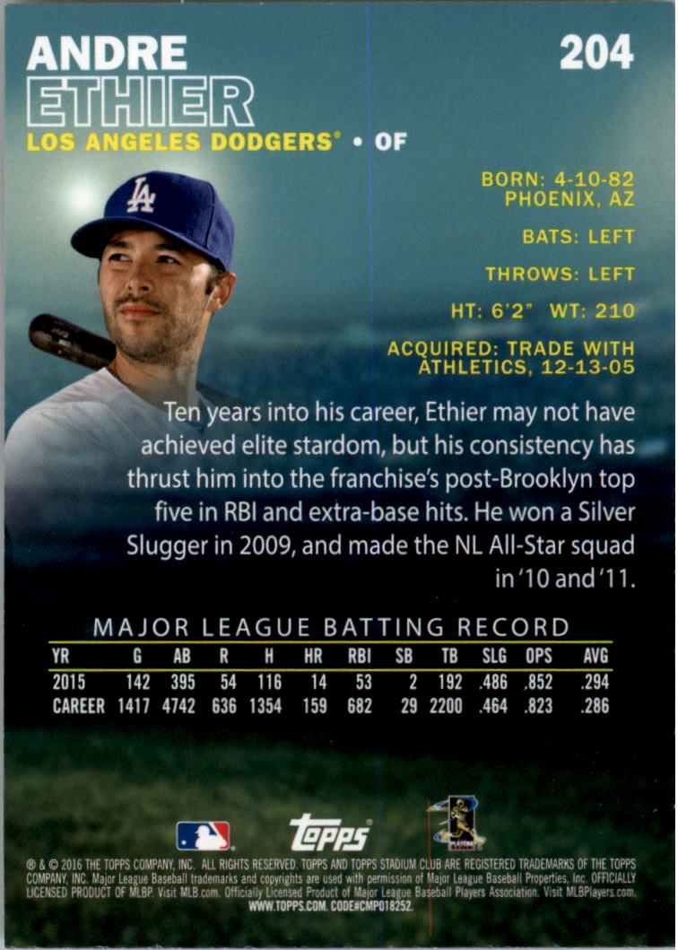 2016 Stadium Club Gold Baseball Card Pick (Inserts) - Picture 153 of 217