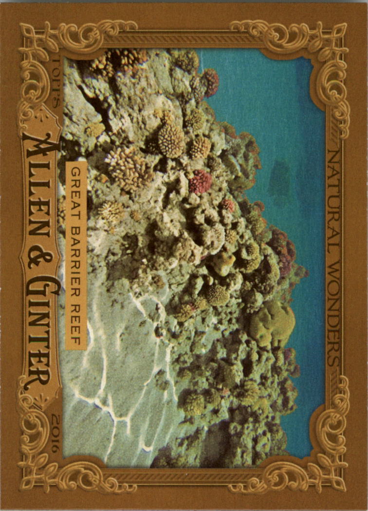 2016 Topps Allen and Ginter Natural Wonders #NW2 Great Barrier Reef