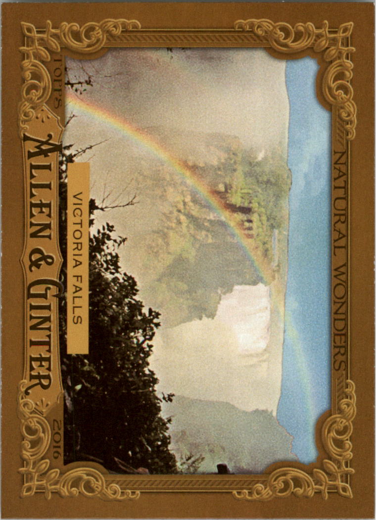 2016 Topps Allen and Ginter Natural Wonders #NW4 Victoria Falls