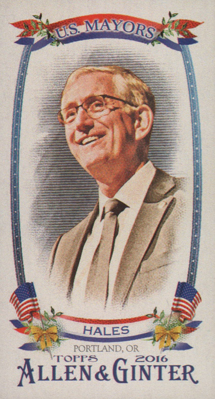 2016 Topps Allen and Ginter Mini US Mayors #USM10 Charlie Hales