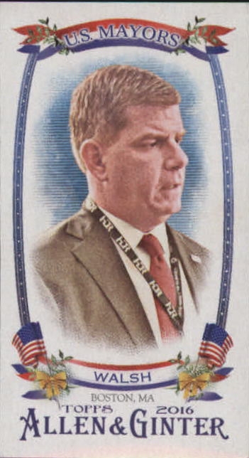 2016 Topps Allen and Ginter Mini US Mayors #USM11 Marty Walsh