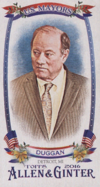 2016 Topps Allen and Ginter Mini US Mayors #USM14 Mike Duggan