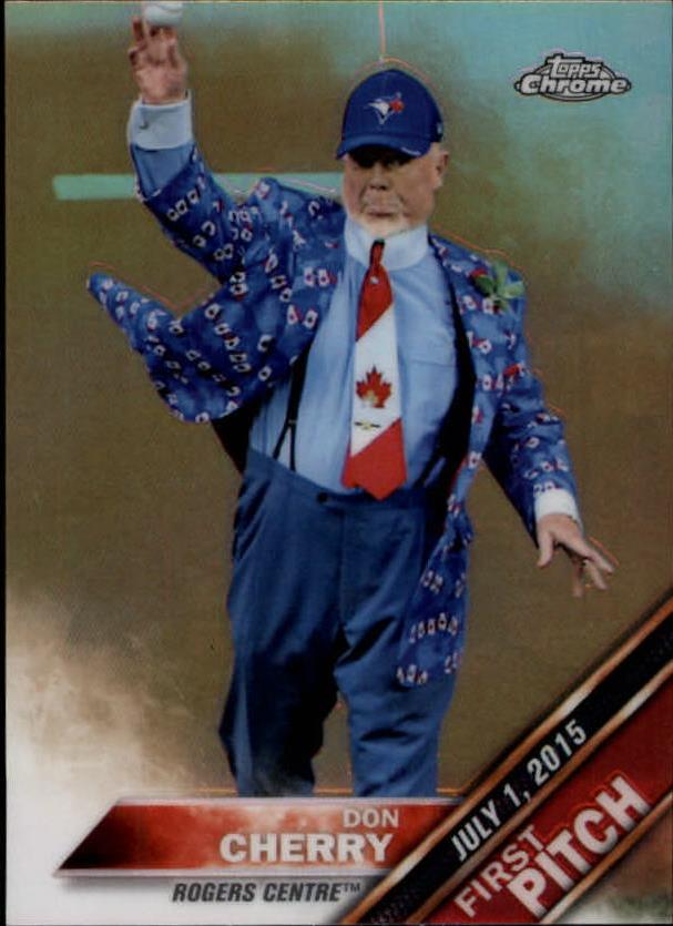 2016 Topps Chrome First Pitch #FPC1 Don Cherry